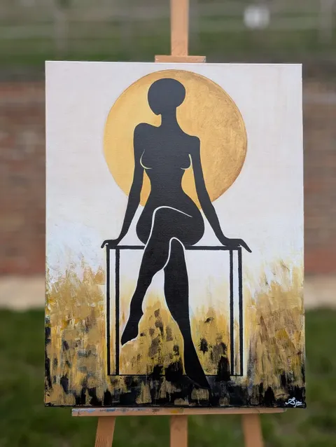 Elegant Silhouette Art on Canvas 4