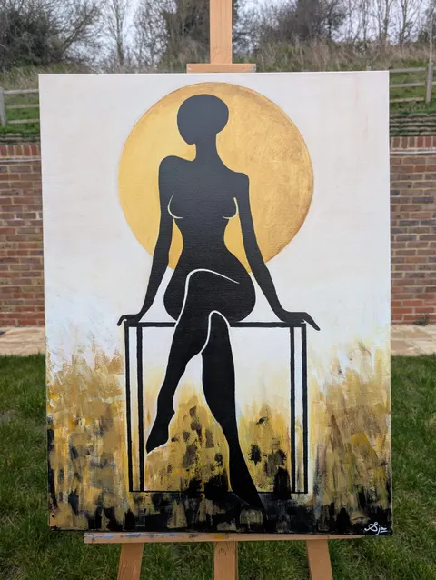 Elegant Silhouette Art on Canvas 6