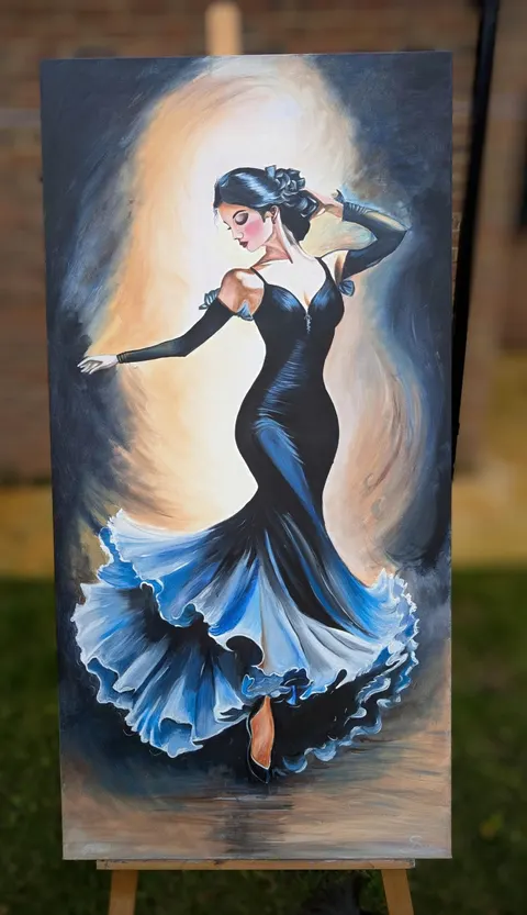 Graceful Dancer Art on Canvas 1