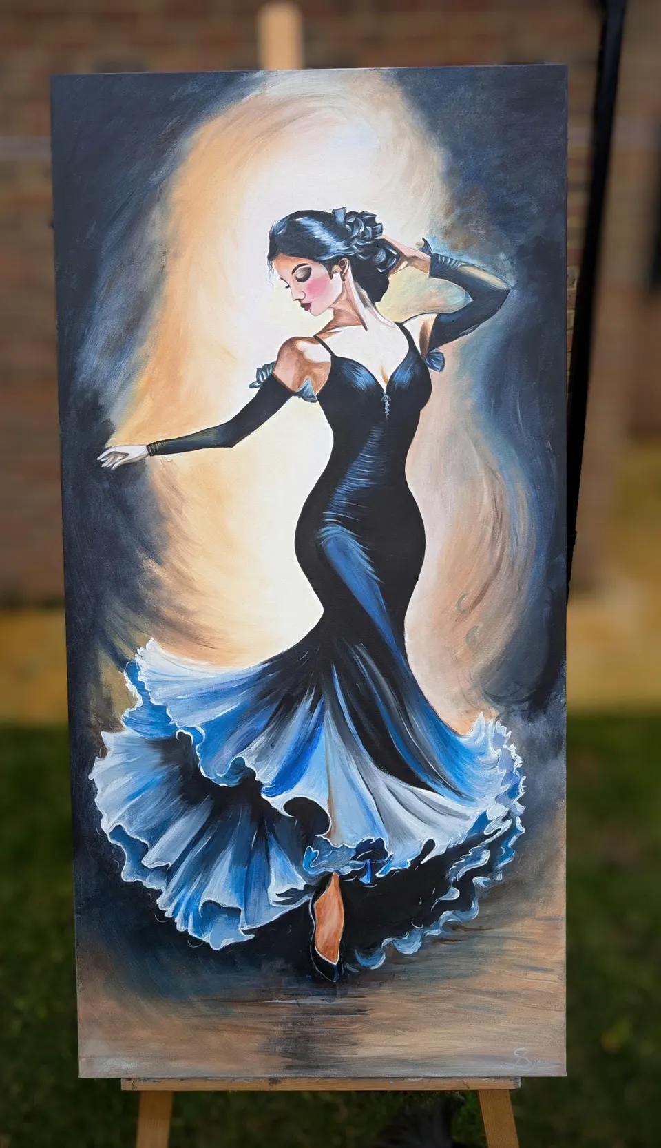 Graceful Dancer Art on Canvas