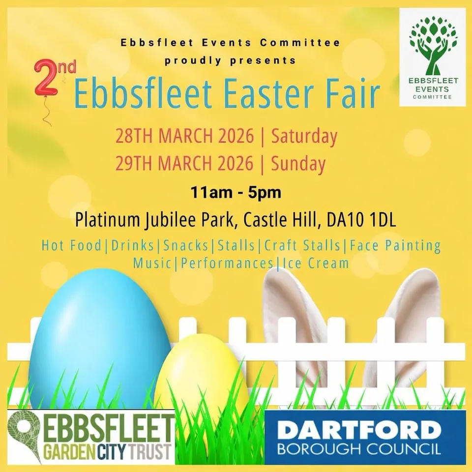 Ebbsfleet Easter Fair 28-29th March 2026