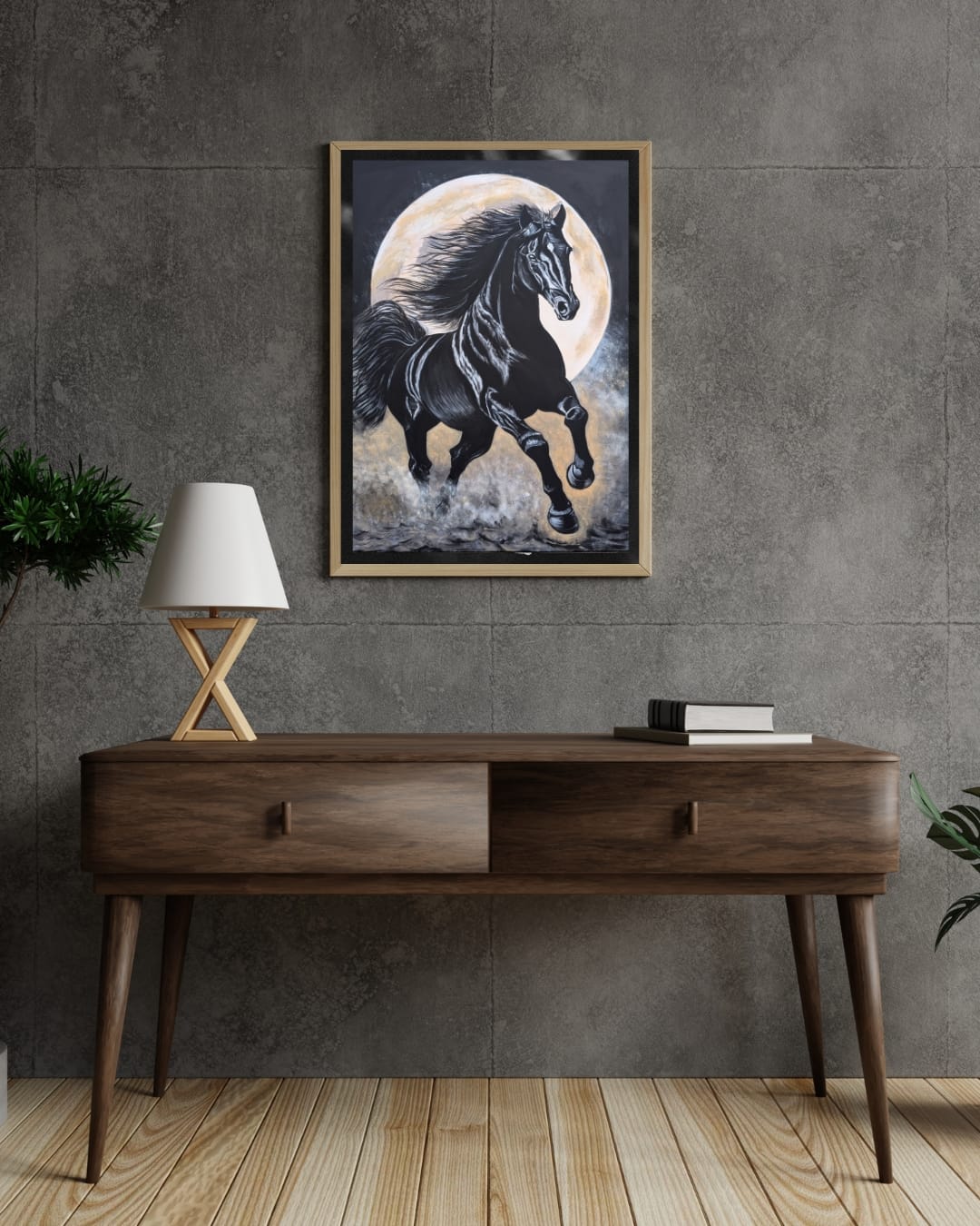 Running Black Horse 6